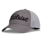 Titleist Mens Players Space Dye Mesh Cap, Charcoal/Black