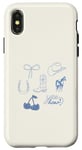 Coque pour iPhone X/XS Coast Cowgirl Beachy Bleu Western Mignon Esthétique