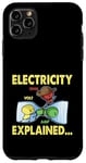 Coque pour iPhone 11 Pro Max Électricité expliquée Volt Ohm Amp Electrician Science