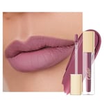 Oulac Matte Liquid Pink Lipstick for Women, Purple Lipsticks Long Lasting Lip Stain, Waterproof No Transfer, High Pigment Lip Colour Creamy with Rose Oil,Vegan, Purple Pink M13