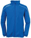 Uhlsport Stream 22 All Weather Jacket - Azure Blue/White, Size 104