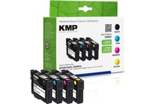 KMP MULTIPACK E196XV - 4 pakker - Højtydende - sort, cyan, magenta - kompatibel - blækpatron (alternativ til: Epson T502XL)