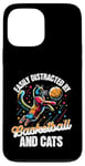 iPhone 13 Pro Max Love Cats and Basketball - Easily Distracted Case