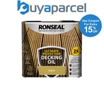 Ronseal 36933 Ultimate Protection Decking Oil Natural 2.5 litre RSLUDON25L