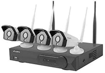 LANBERG Monitoring WiFi NVR 4 Channels + 4 Chambres 2 MP