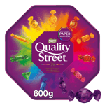 Quality Street Chocolate Tubs 600g x 1 Tub "Pure Chocolate Bliss"