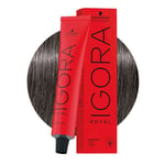 Permanent färgning - Schwarzkopf - Igora Royal 6-12 - Mörk ask rökig blond - 60ml - Kräm