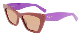 Lunettes Soleil Salvatore Ferragamo SF929S BROWN VIOLET/LIGHT  55/17/145 femme