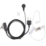 2Pin Acoustic Tube Headset Earphone PTT MIC for Icom 2-pin Models Walkie Talkies