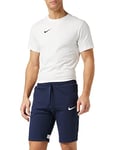 Nike Strike 21 Fleece Short - Pantacourt / bermuda - Short - Homme - Bleu nuit/blanc - S