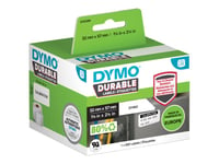 Dymo - Polypropylen (Pp) - Sterkt Adhesiv - Svart På Hvitt - 32 X 57 Mm 800 Etikett(Er) (1 Rull(Er) X 800) Merkelapper - For Dymo Labelwriter 310, 315, 320, 330, 400, 450, 4Xl, Se450, Wireless