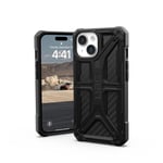 UAG Monarch Series Rugged Case for Apple Iphone 15 [6.1-inch] - Monarch Carbon Fiber - baksidedeksel for mobiltelefon