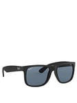 Ray-Ban Justin Square Sunglasses - Black