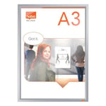 Affischram A3 | Nobo Impression Pro | aluminium