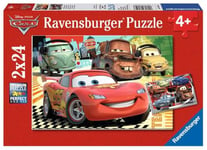 Ravensburger - 08959 - Puzzle Enfant Classique - Nouvelle Aventure - Cars 2 - 2 x 24 Pièces