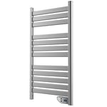 Cecotec Sèche-Serviettes Électrique ReadyWarm 9050 Twin Towel Steel. 500 W, Faible consommation, Écan LED et minuterie 2h, Gris foncé