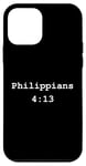 iPhone 12 mini Christian faith holy bible verses typeset Philippians 4:13 Case