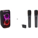 JBL PartyBox Club 120 + Wireless Mic langattomat mikrofonit -bilekaiutinpaketti