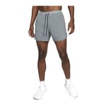 Nike Stride Men's Dri-FIT 5" Brief- SMOKE GREY/BLACK/REFLECTIVE SILV, storlek Large