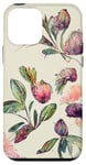 iPhone 12 mini Soft Purple and Pink Fruits with Subtle Leaves Case