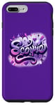Coque pour iPhone 7 Plus/8 Plus Signe du zodiaque Scorpion rose et violet