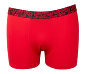 Emporio Armani Men's The New ICON Essential Microfiber Trunk, Rosso LACCA, XL