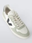 VEJA V-10 Leather Trainers, Off White/Multi