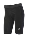 Aclima WarmWool Shorts Long Windstop Jet Black - Underställsbyxor med vindskydd i merinoull för damer - 2XL