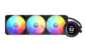 NZXT Kraken Elite 360 RGB Prosessor Alt-i-ett væskekjøler 12 cm Sort 1 stykker