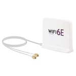 Portable 2.4G/5G/6G WiFi 6E Antenna with Cable Indoor  Antenna with8282