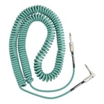 Fender Contour 30' Coiled Cable Sherwood Green