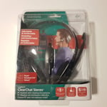 Logitech headset ClearChat internet chat Black PC microphone headphone NEW