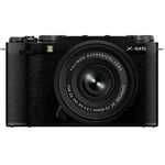 Fujifilm X-M5 + XC 15-45/3.5-5.6 OIS PZ -systemkamera, svart