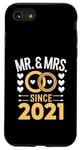 iPhone SE (2020) / 7 / 8 Mr And Mrs Since 2021 Wedding Anniversary Married Couple Case