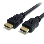 StarTech.com Câble HDMI 3m - Câble HDMI Haut Débit 4K avec Ethernet - Cordon HDMI UHD 4K 30Hz - Bande Passante 10.2 Gbps - Câble Vidéo/Affichage HDMI 1.4 M/M 28AWG - HDCP 1.4 - Noir (HDMM3MHS)