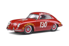 PORSCHE 356 PRE-A #130 JAMES DEAN TRIBUTE 1953 SOLIDO S1802804 1/18 TELEFUKEN