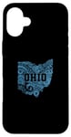 iPhone 16 Plus Ohio Pattern in Map USA America Case