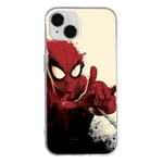 ERT GROUP mobile phone case for Apple Iphone 14 PLUS original and officially Licensed Marvel pattern Spider Man 006 optimally adapted to the shape of the mobile phone, case made of TPU