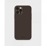 holdit iPhone 12/iPhone 12 Pro Skal Silikon Chocolate