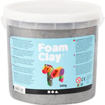 Foam Clay® , metallic, silver, 560g/ 1 hink