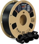 Turbo PLA Filament 1.75 mm Rapide PLA Filament Haute Vitesse 600 mm/s, Filament D'imprimante 3D Hyper PLA, Précision Dimensionnelle +/- 0,02 mm, 1 kg/Spule (Noir)