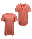 Puma Bow Elongated Womens T-Shirt Tee Short Sleeve Top Shell Pink 850236 11 A56E - Size X-Small
