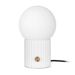 Globen Lighting Hubble bordslampa o22 cm Vit