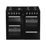 Beko - Cuisiniere Piano de cuisson électrique 6 gaz + 1 wok - 100 cm - PF335325DB