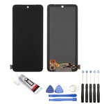 VITRE + ECRAN LCD POUR XIAOMI REDMI NOTE 10 4G 6.43" BLANC + OUTILS + COLLE