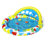 Bestway Splash and Learn Baby Pool   Inflatable Baby Paddling Pool, Portable Spl