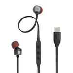 JBL T310 In-ear wired headphone USB-C  Black