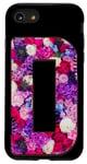 Coque pour iPhone SE (2020) / 7 / 8 Lettre D Fleurs Roses Roses