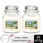 Yankee Original Medium Jar Scented Candle 1 or 2 Pack of 411g, Choose Your Scent