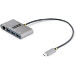 StarTech.com Hub USB-C à 3 Ports avec Ethernet - 3X USB-A - USB 3.0 5Gbps - Alimentation par Bus - Hub USB Thunderbolt 3 - Adaptateur/Splitter USB-C